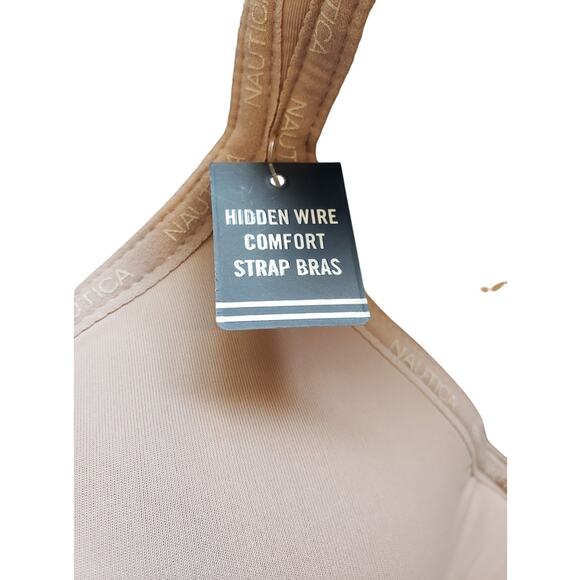 Nautica NWT Hidden Wire‎ Comfort strap bras 2 pack 42D - Picture 4 of 8